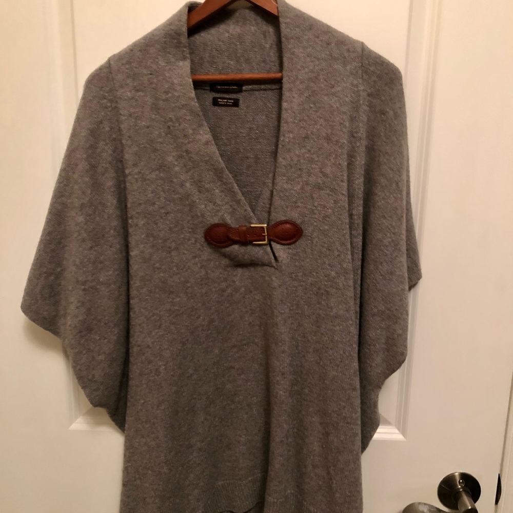 Wool poncho